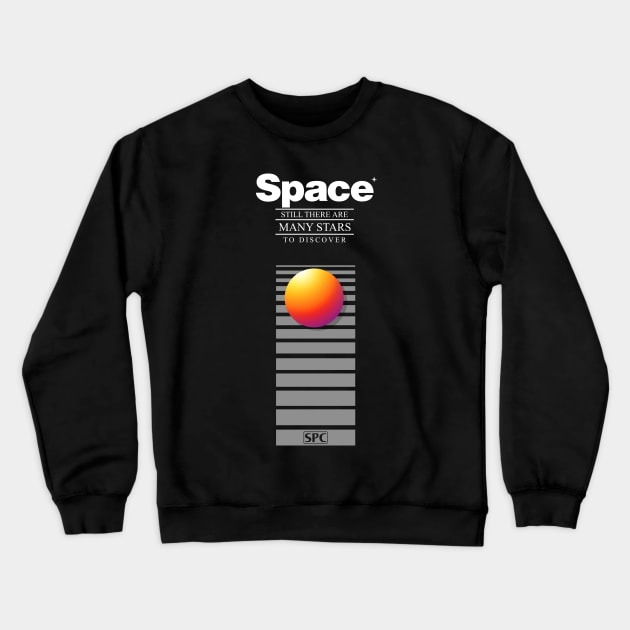 Space Retro Crewneck Sweatshirt by Sachpica